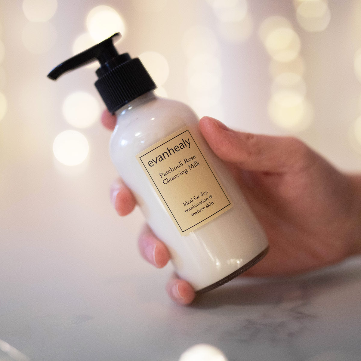 patchouli rose milk cleanser for facial cleansing
