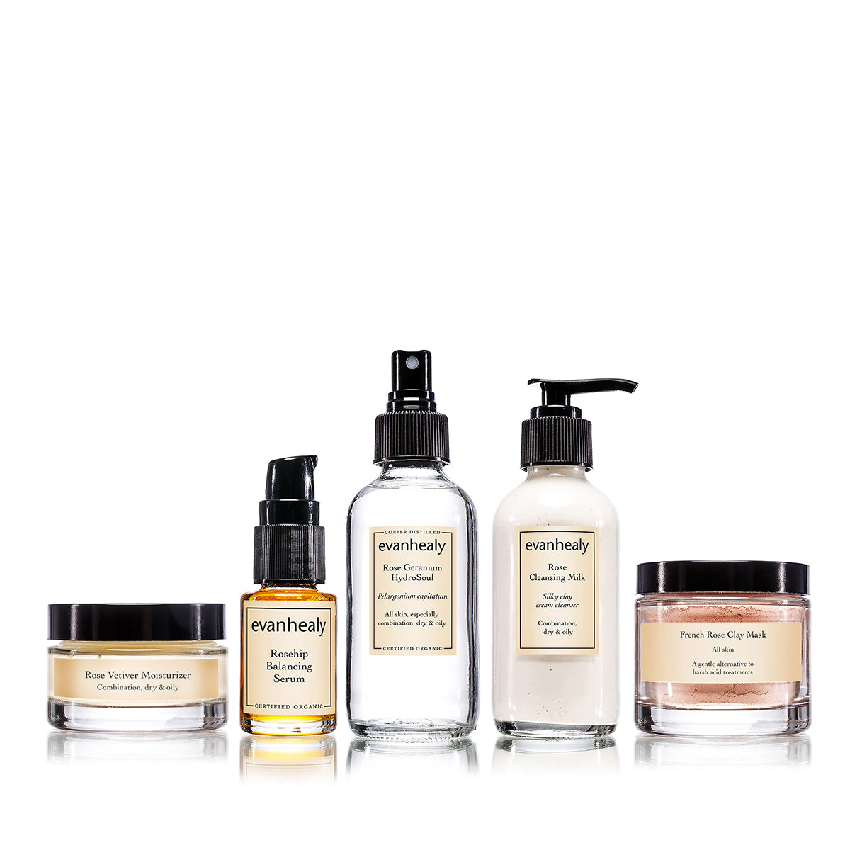 Complete Balancing Ritual Skin Care Kit Rose Line | evanhealy