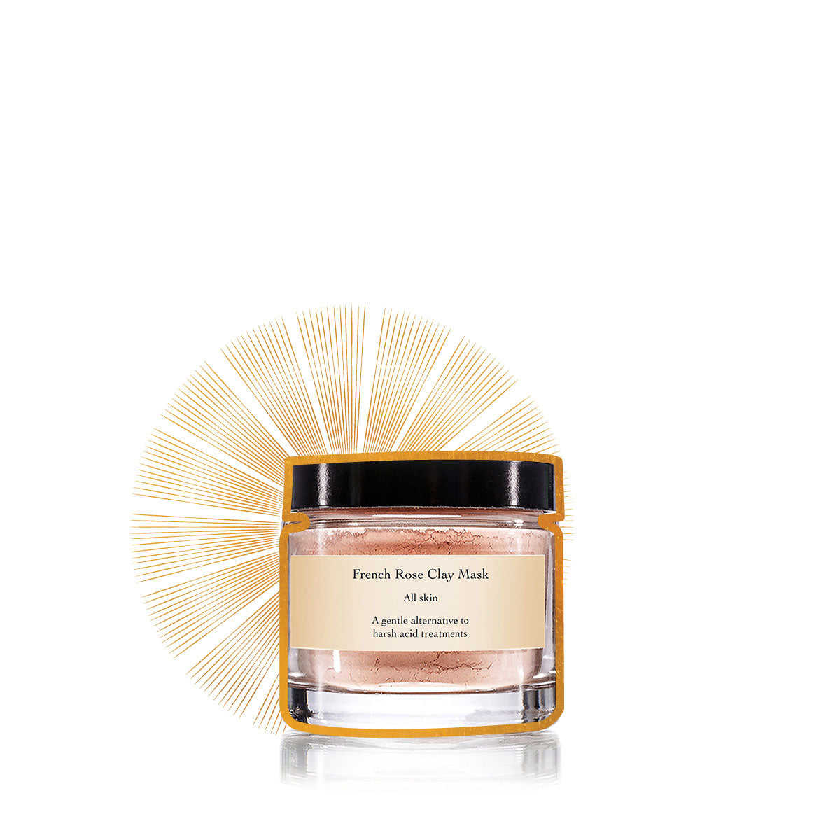 evanhealy french rose clay mask gentle exfoliation gilded graphic