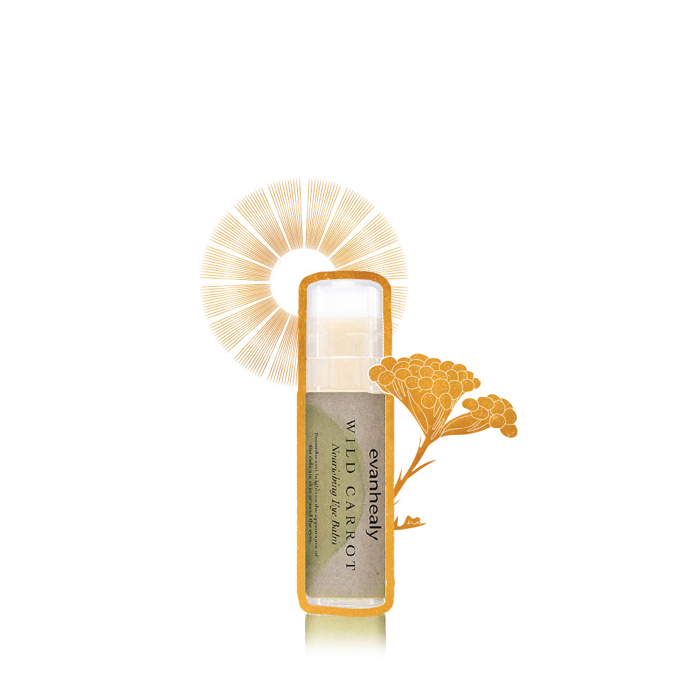 evanhealy wild carrot immortelle eye balm radiance glow dark circles morning puffiness