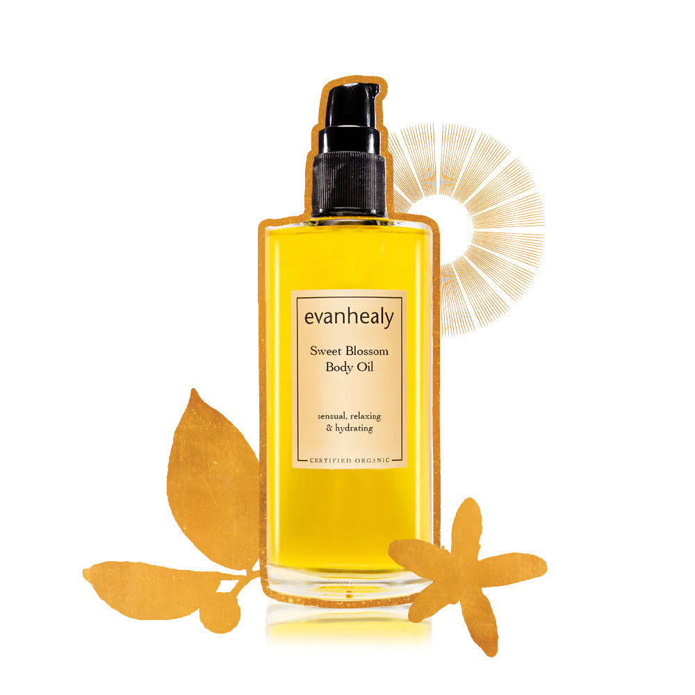 evanhealy sweet blossom body oil moisture gilded