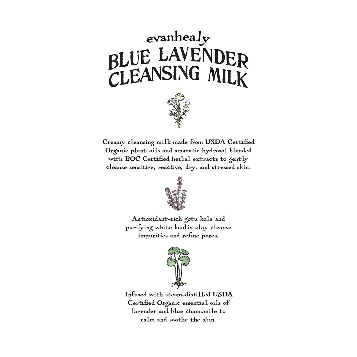 Blue Lavender Cleansing Milk Folklore Card