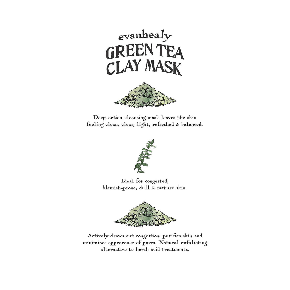 Green Tea Clay Mask Folklore Card