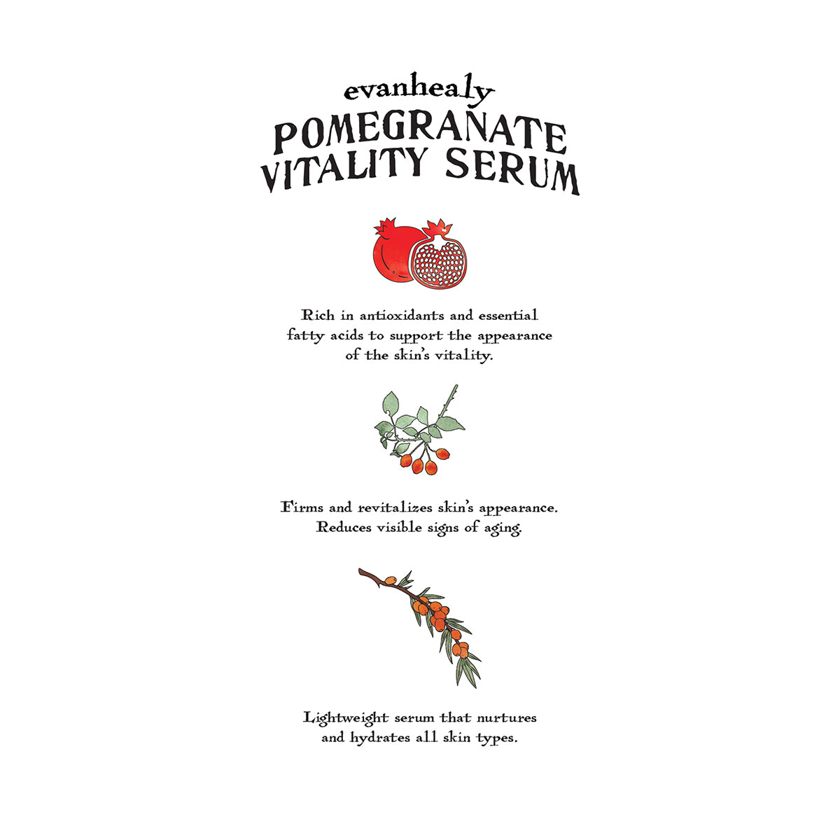 Pomegranate Vitality Serum Folklore Card