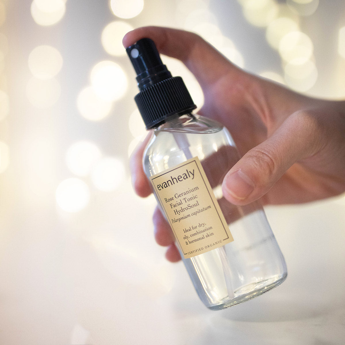 rose geranium facial tonic water for imbalanced skin