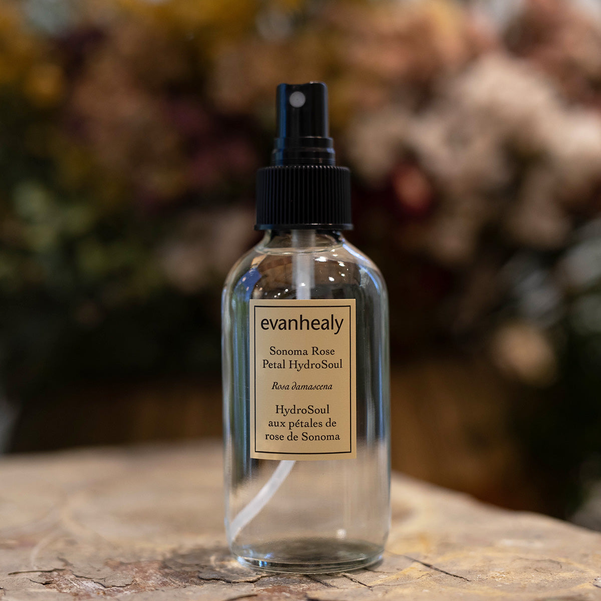 Rose Petal Hydrosol Copper-Distilled Facial Toner | evanhealy