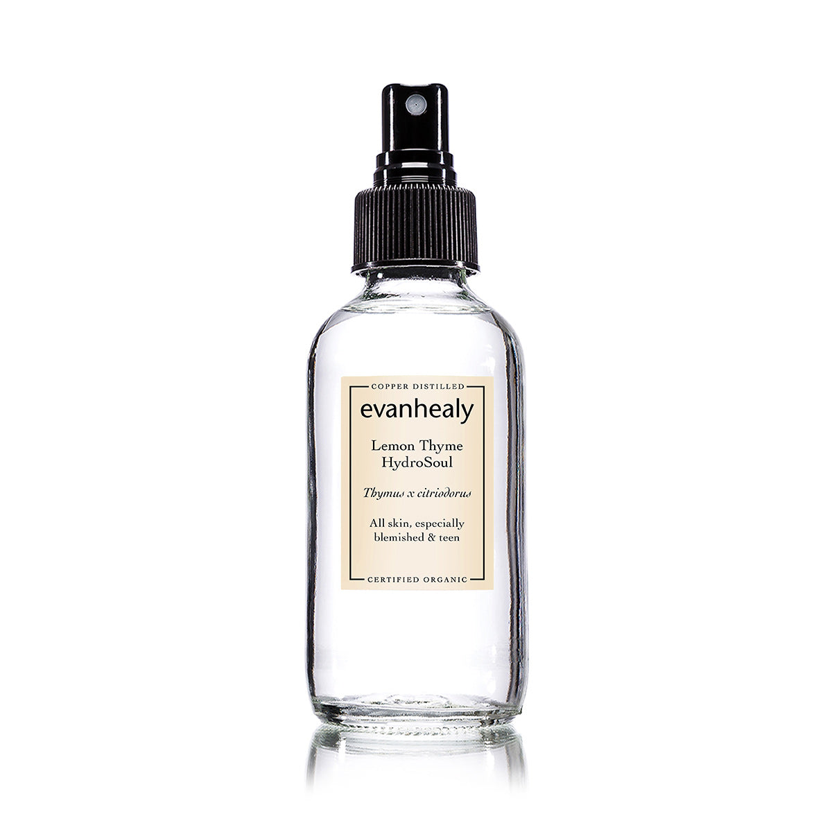 copper distilled organic lemon thyme hydrosol facial toner