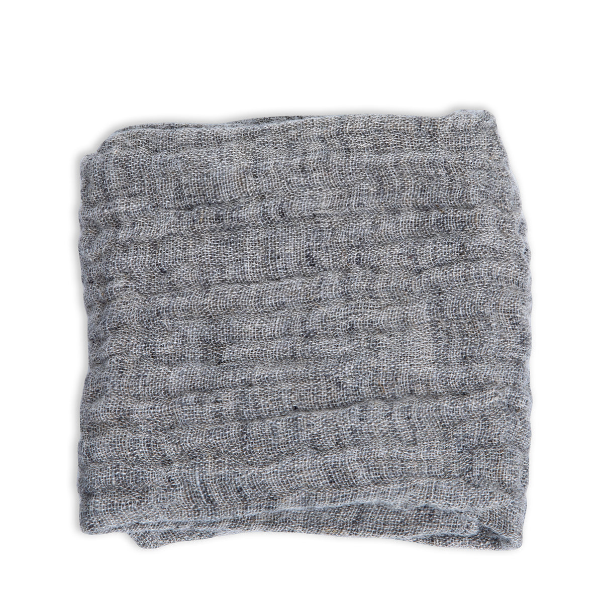folded double gauze linen face wash cloth