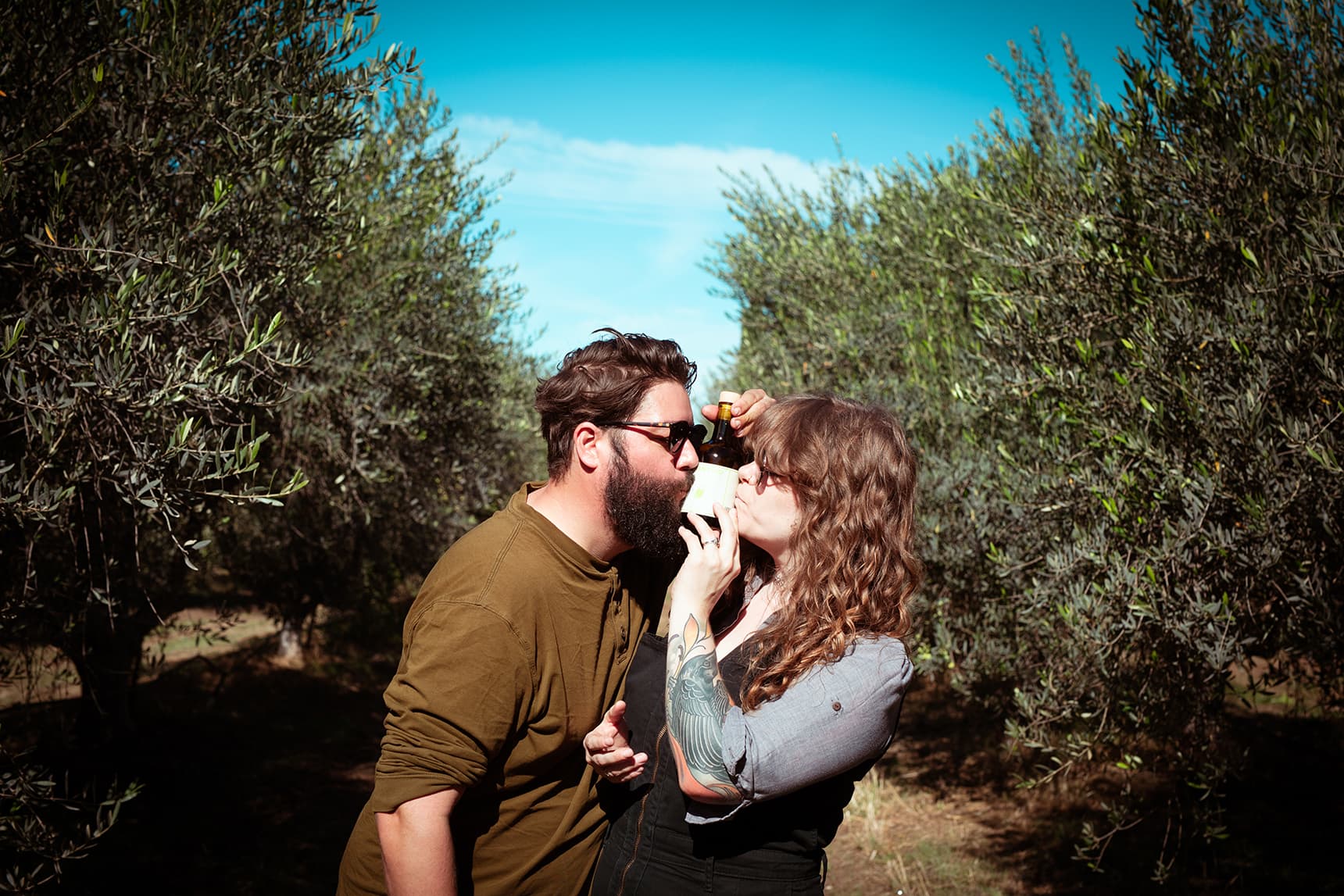 Our olive oil comes to us from Frantoio Grove