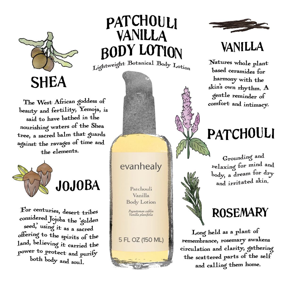 Patchouli Vanilla Body Lotion