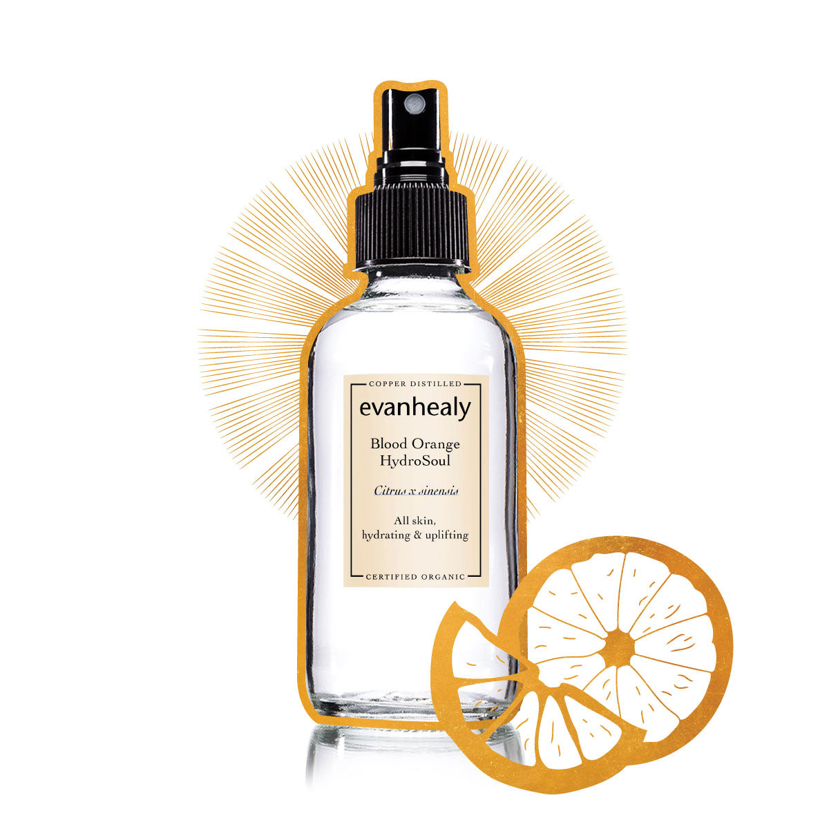 evanhealy blood orange facial tonic hydrosol gilded graphic
