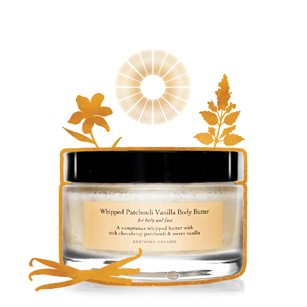 evanhealy whipped patchouli vanilla body butter moisture cream gilded