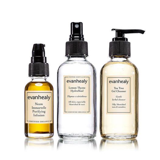 Daily Purifying Ritual Trio for Teen Congested Skin Organic