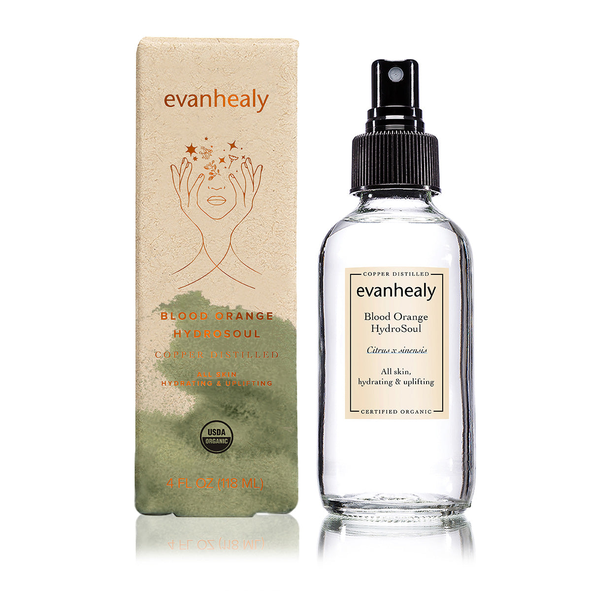 Blood Orange Hydrosol Organic Facial Tonic | evanhealy