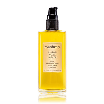 evanhealy patchouli vanilla body oil