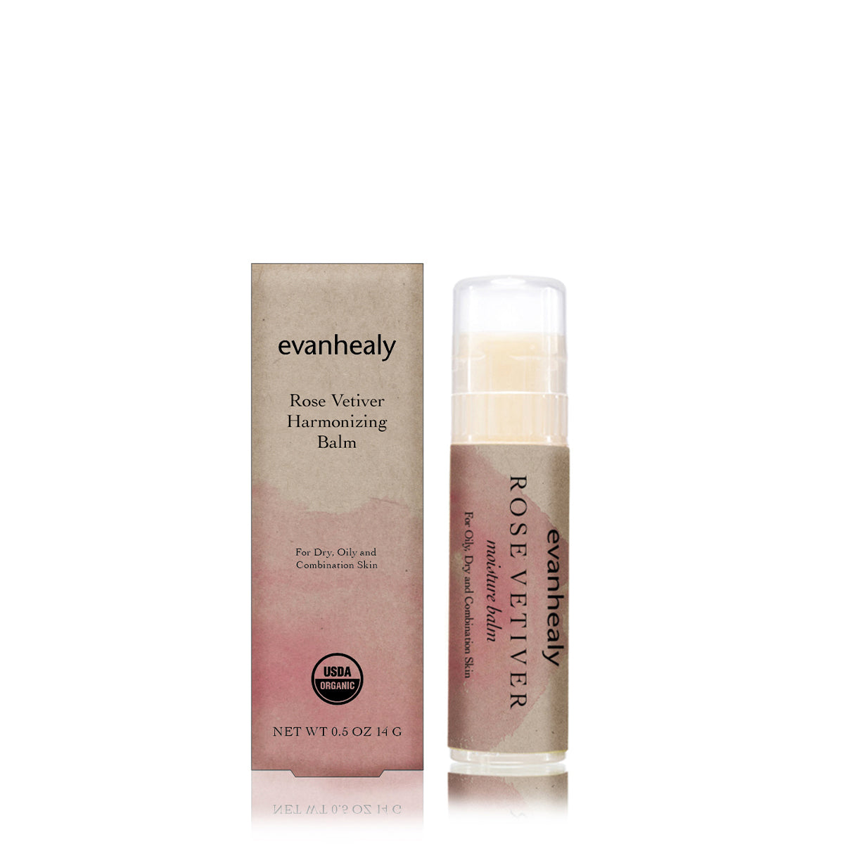 evanhealy rose vetiver moisture balm for face with box