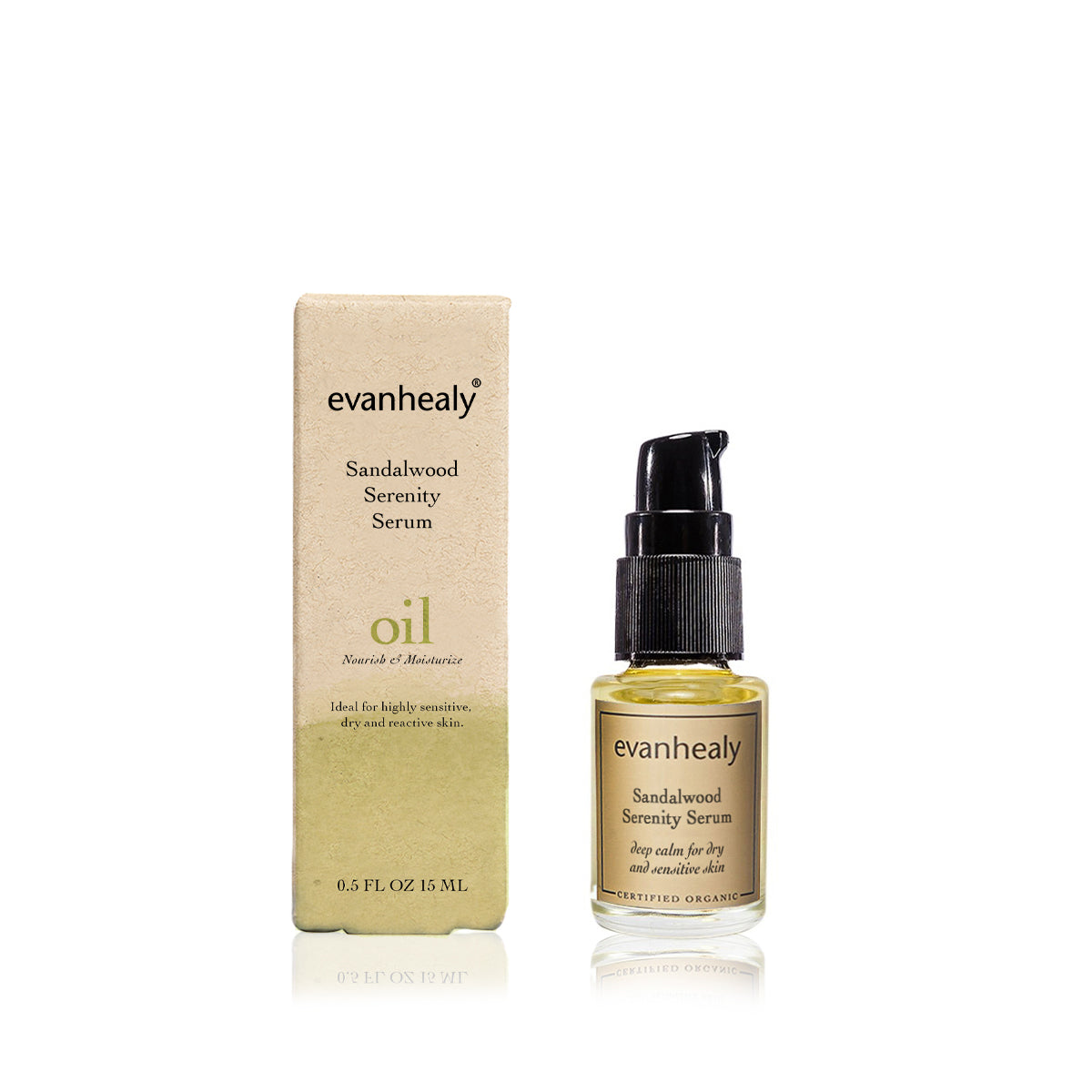 gentle and serene sandalwood serenity serum skin care product