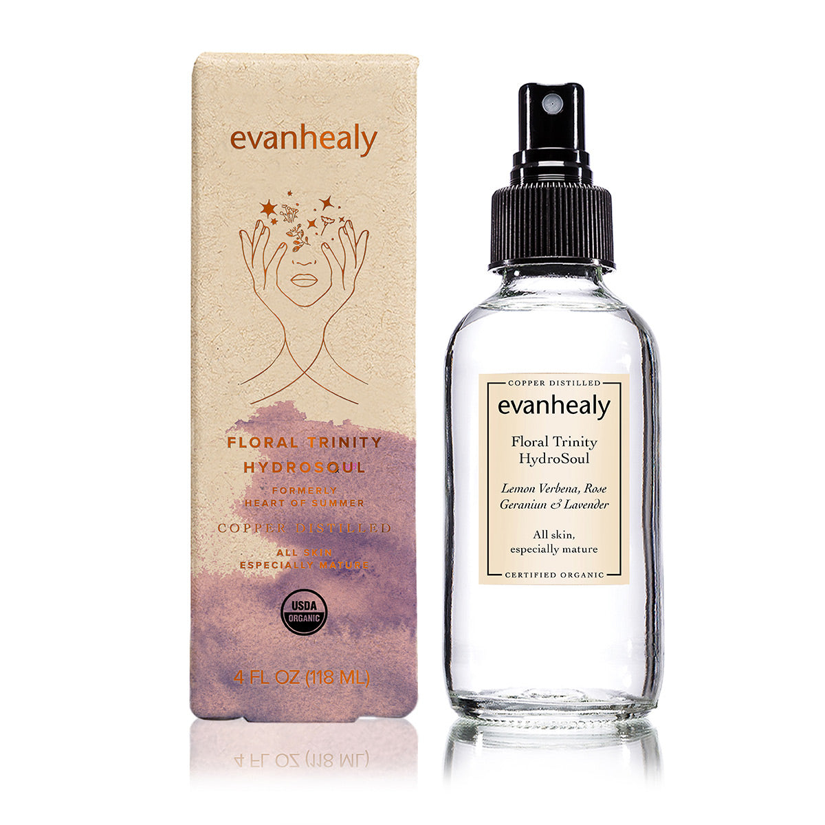 Floral Hydrosol | Rose Geranium, Lavender, Lemon Verbana | evanhealy